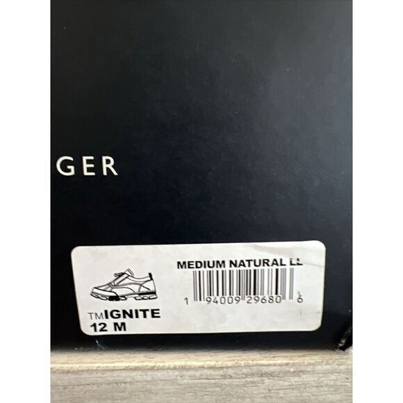 Tommy Hilfiger Men Sz 12 Ignite Shooties Natural/Black Zip Water Resistant SIB - Picture 11 of 11